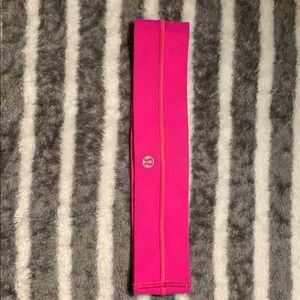 hot pink Lululemon headband